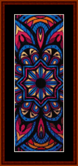 Mandala 25 Bookmark cross stitch pattern
