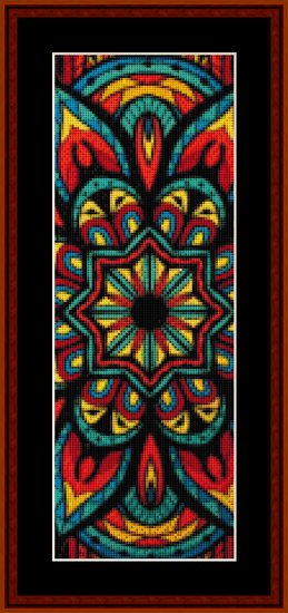 Mandala 27 Bookmark cross stitch pattern