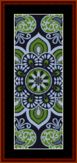 Mandala 29 Bookmark cross stitch pattern