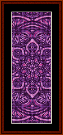 Mandala 30 Bookmark cross stitch pattern