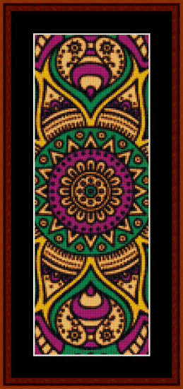 Mandala 32 Bookmark cross stitch pattern