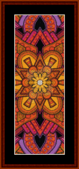 Mandala 33 Bookmark cross stitch pattern
