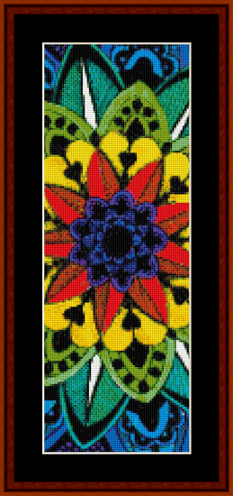 Mandala 34 Bookmark cross stitch pattern