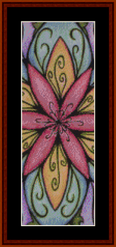 Mandala 37 Bookmark cross stitch pattern