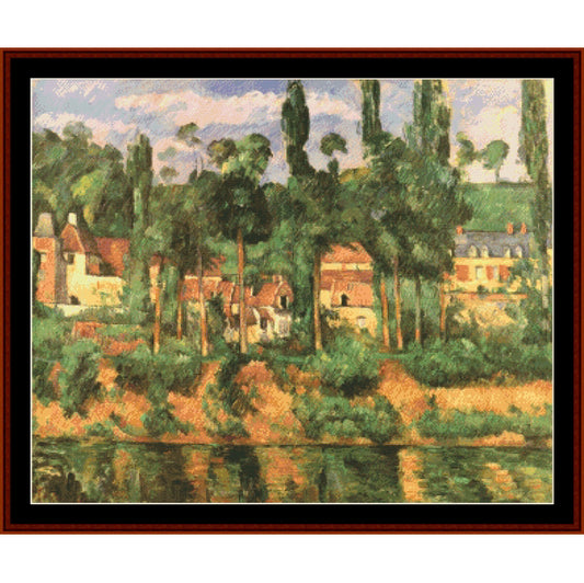 Chateau Demedan - Cezanne cross stitch pattern