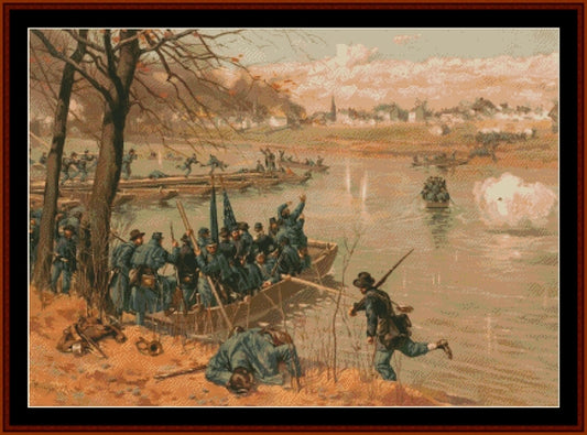 Battle of Fredericksburg - American Civil War pdf cross stitch pattern