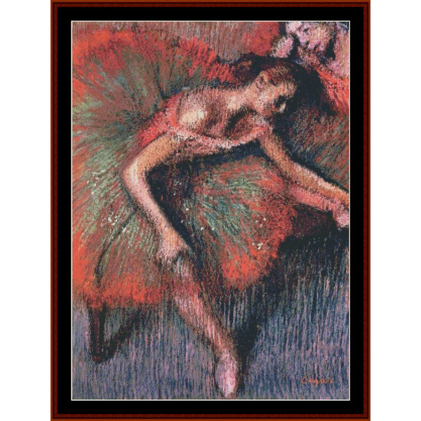 Dancers - Degas pdf cross stitch pattern
