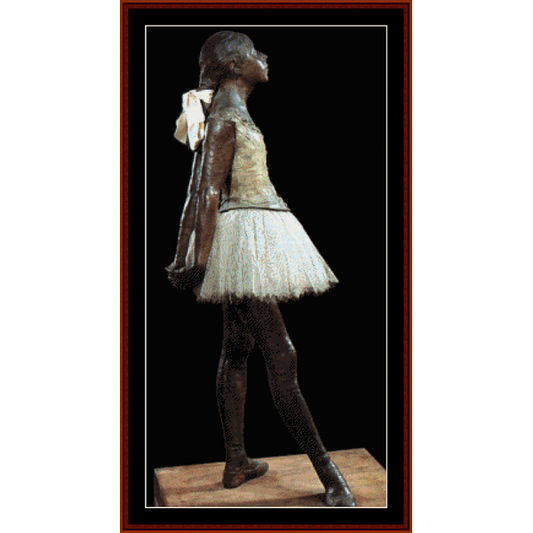 14-Year-Old Dancer - Degas pdf cross stitch pattern
