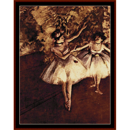 Young Dancers - Degas  cross stitch pattern