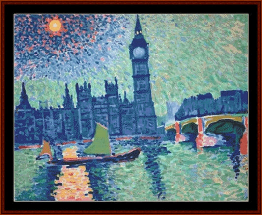 Big Ben - Andre Derain pdf cross stitch pattern