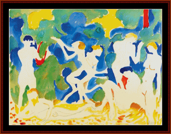 Music, 1904 - Andre Derain pdf cross stitch pattern