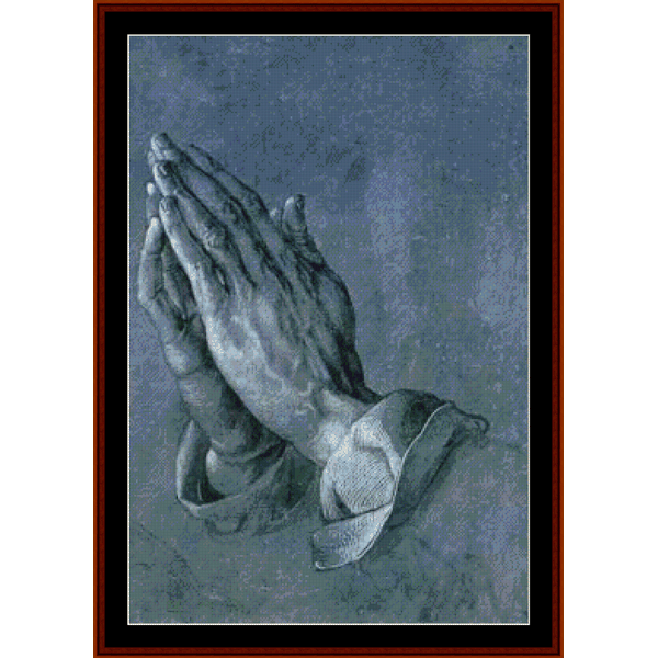 Praying Hands - Albrecht Durer cross stitch pattern