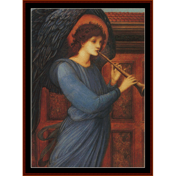 Angel - Burne-Jones cross stitch pattern