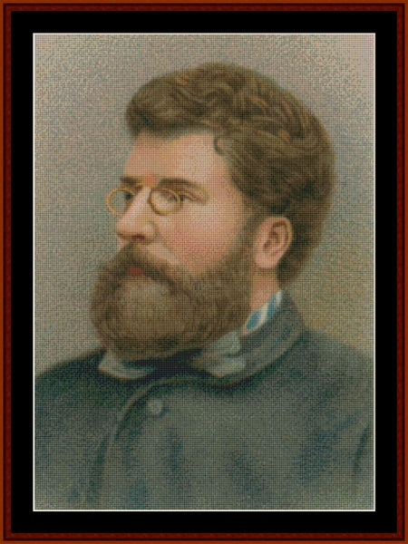 Georges Bizet pdf cross stitch pattern