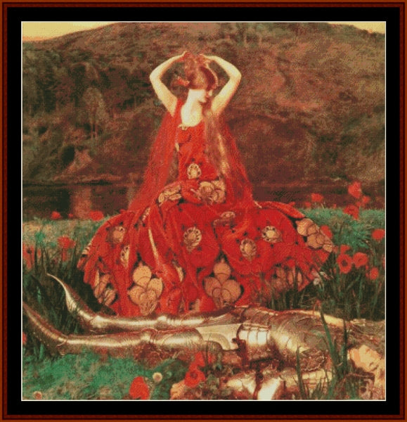 La Belle Dam Sans Merci - Frank C. Cowper pdf cross stitch pattern