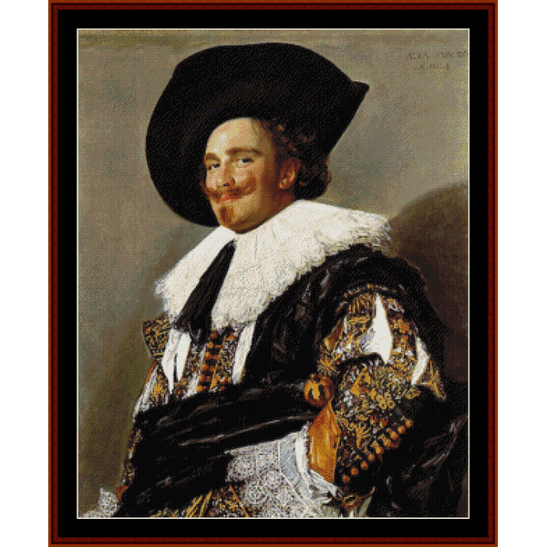 The Laughing Cavalier cross stitch pattern