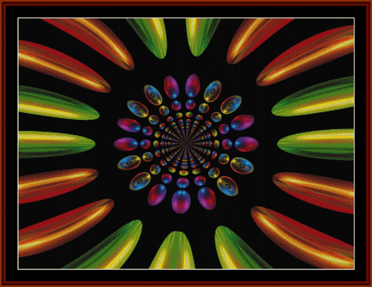 Fractal 241 pdf cross stitch pattern