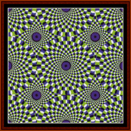Fractal 27 (small) cross stitch pattern