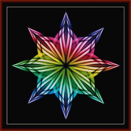 Fractal 354 pdf cross stitch pattern