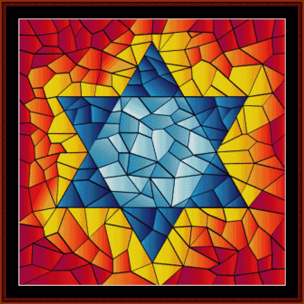 Fractal 386 cross stitch pattern