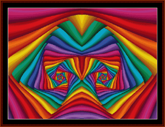 Fractal 458 pdf cross stitch pattern