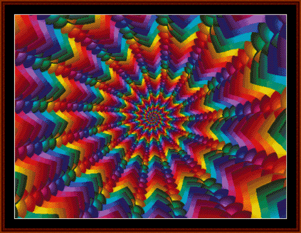 Fractal 465 pdf cross stitch pattern