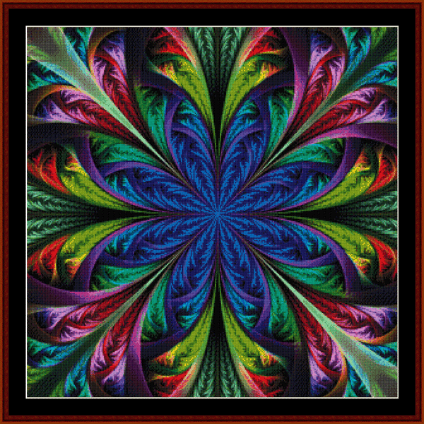 Fractal 473 cross stitch pattern