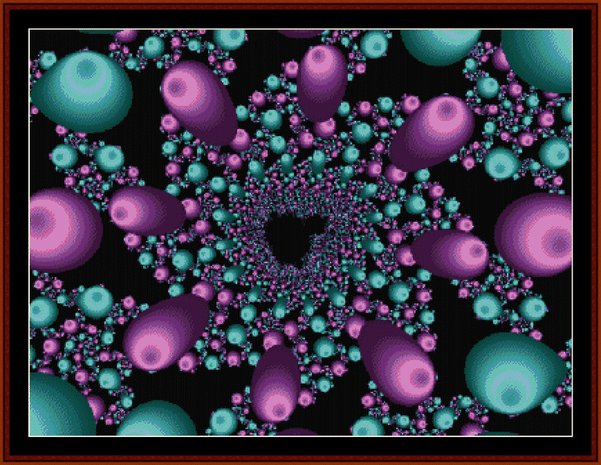 Fractal 484 pdf cross stitch pattern