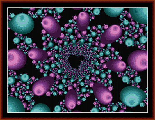 Fractal 484 pdf cross stitch pattern