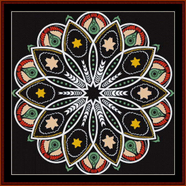 Fractal 513 cross stitch pattern