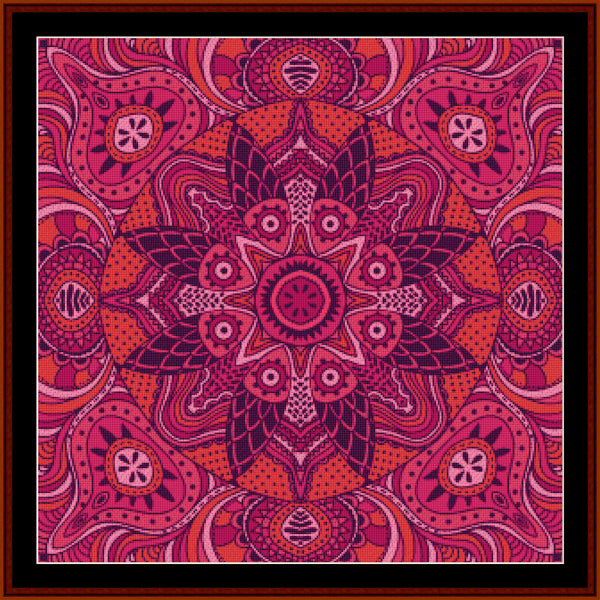 Fractal 518 cross stitch pattern