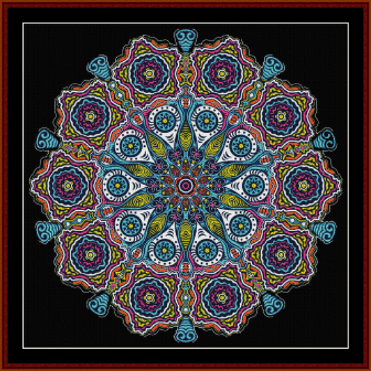 Fractal 538 cross stitch pattern