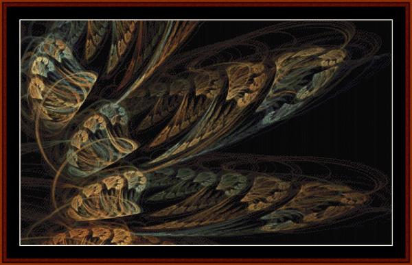 Fractal 543 pdf cross stitch pattern