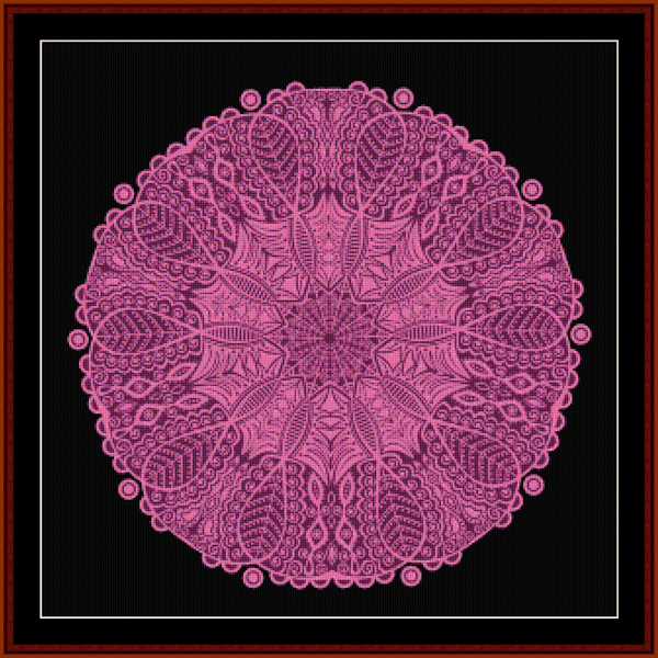 Fractal 563 cross stitch pattern