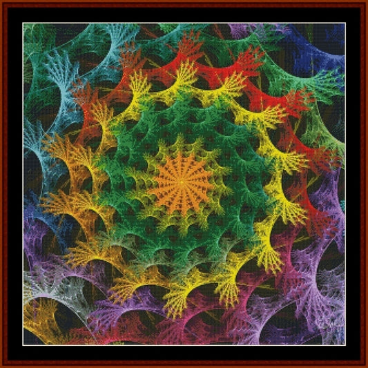 Fractal 637 pdf counted cross stitch pattern