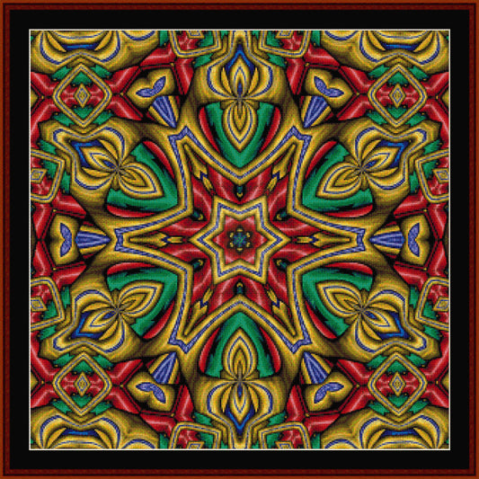 Fractal 647 cross stitch pattern