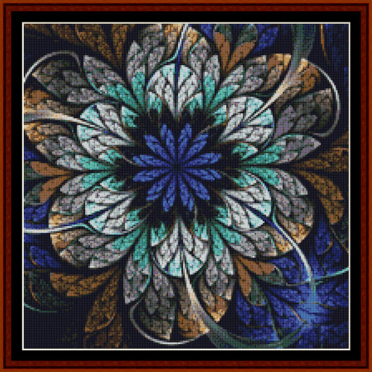 Mandala 676 (small) cross stitch pattern