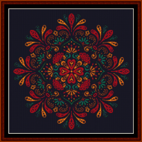 Fractal 692 (small) cross stitch pattern