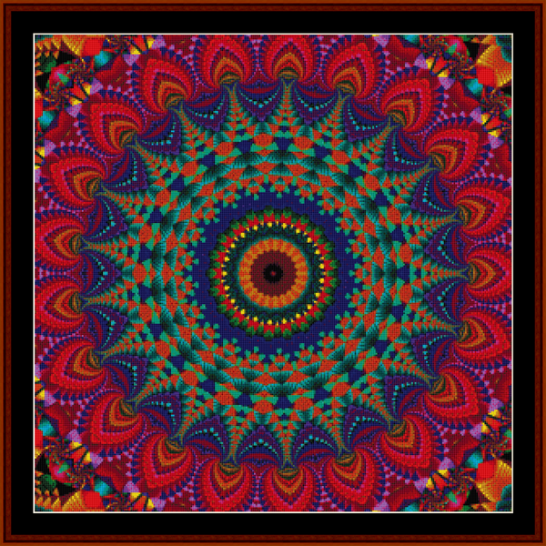 Fractal 720 cross stitch pattern