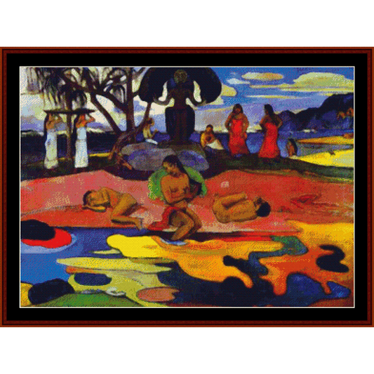 Day of God - Paul Gauguin cross stitch pattern