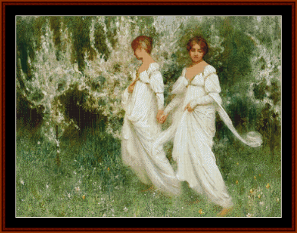 Innocence - Arthur Hacker pdf cross stitch pattern