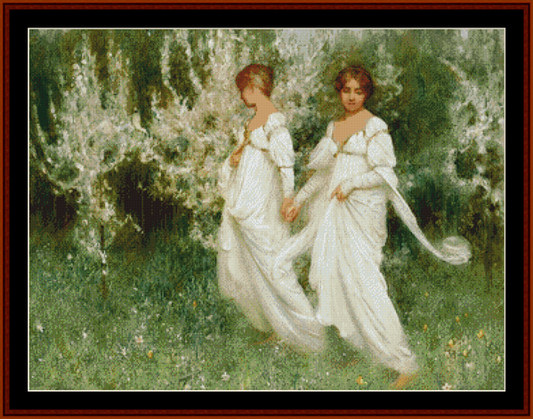 Innocence - Arthur Hacker pdf cross stitch pattern