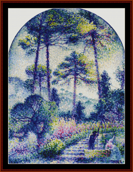 Garden in Provence - H.C. Cross cross stitch pattern