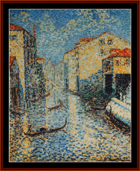 Venetian Canal - H.C. Cross cross stitch pattern