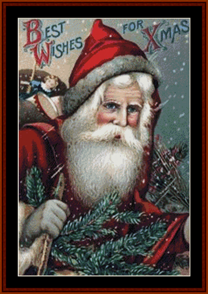 Best Wishes for Xmas cross stitch pattern