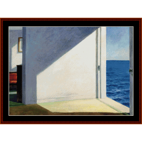 Rooms by the Sea - Edward Hopper cross stitch pattern