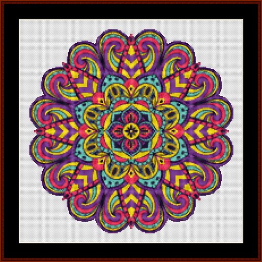 Mandala 86 - Small pdf cross stitch pattern