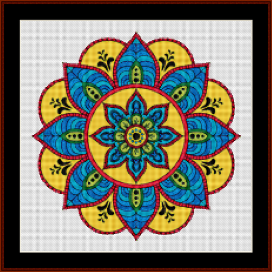 Mandala 88 - Small pdf cross stitch pattern