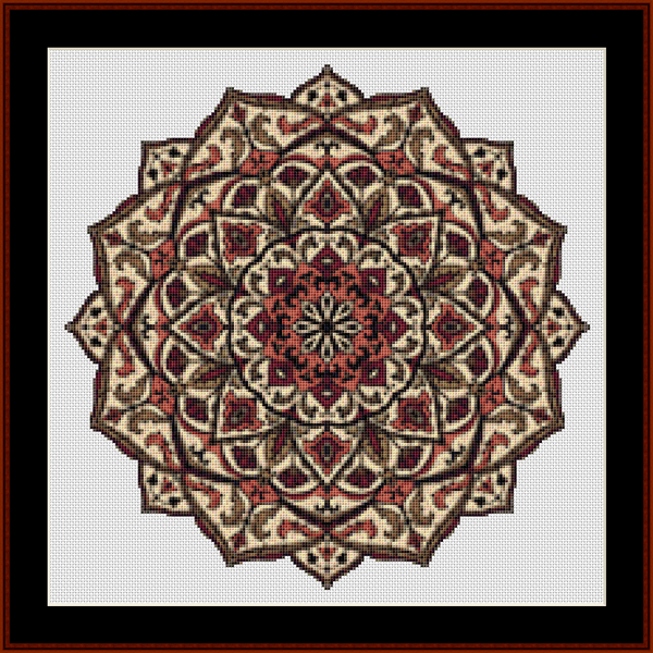 Mandala 90 - Small - cross stitch pattern