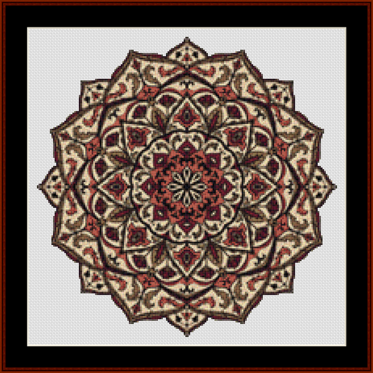 Mandala 90 - Small pdf cross stitch pattern
